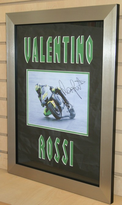 Valentino Rossi signed photo