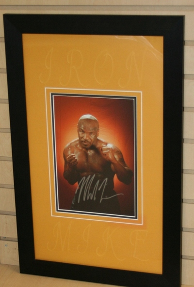 "Iron" Mike Tyson signed pic