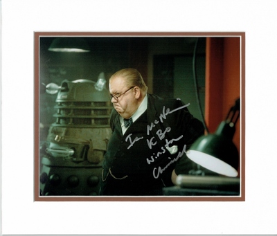 Ian McNeice signed Dr Who