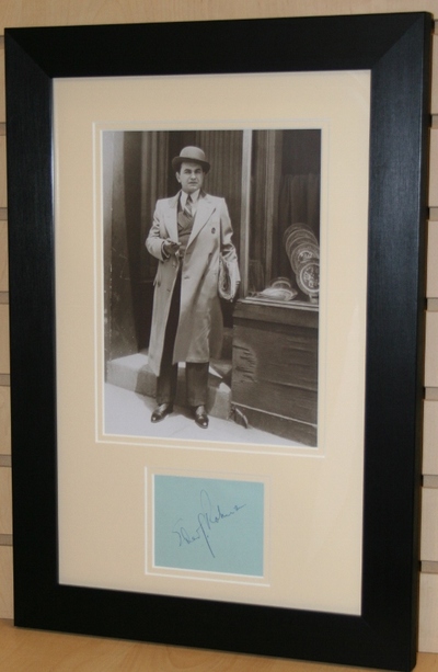 Edward G Robinson autograph