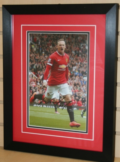 Wayne Rooney signed photo
