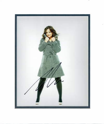 Jenna Coleman sign Dr Who 10 x 8
