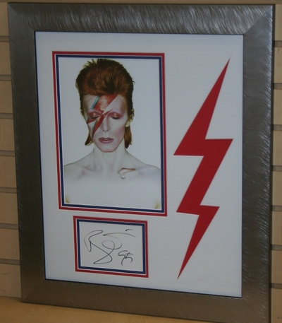 Rare David Bowie signature