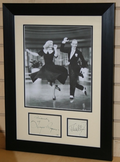 Fred & Ginger rogers autographs