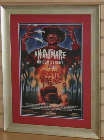 Freddy framed poster style