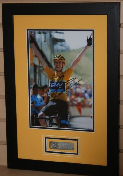 Chris Froome autograph photo