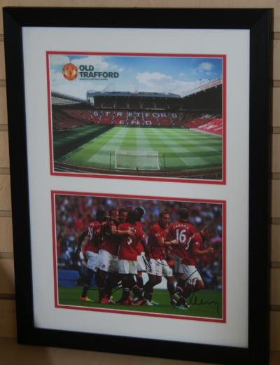 Man Utd autograph signed by four