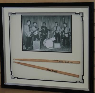 Pete Best signed drumstick