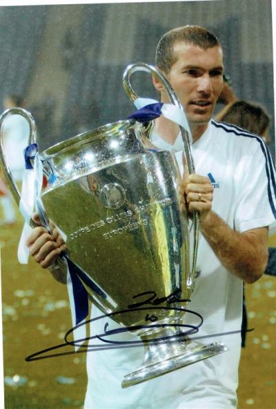 Zinedine Zidane 12 x 8 photo