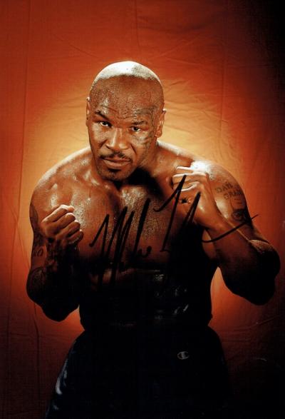 "Iron" Mike Tyson signed pic