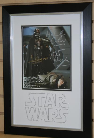 Double signed Star Wars 12 x 8