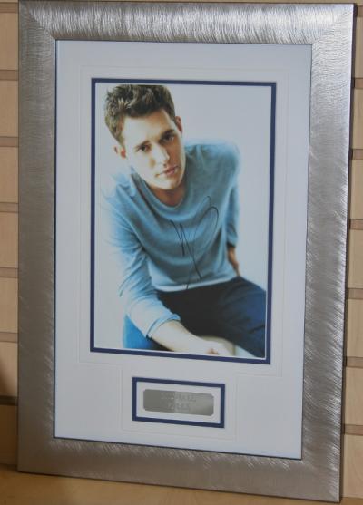 Michael Buble signed photo