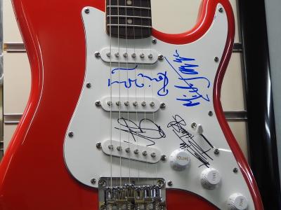 The Rolling Stones signed guitar