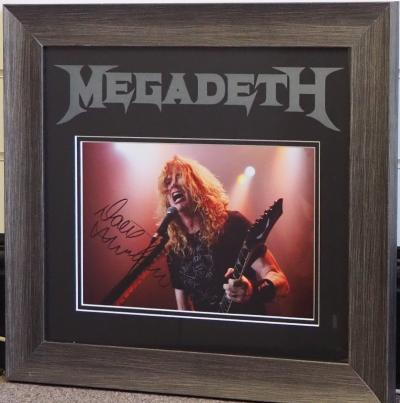 Dave Mustaine Megadeth 12 x 8