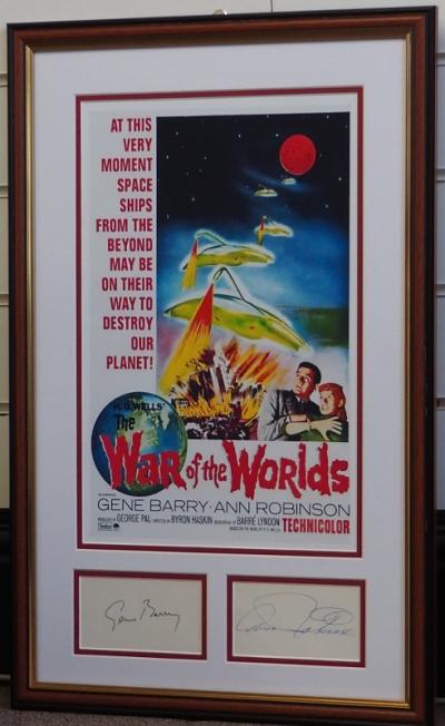 War of the Worlds autographs