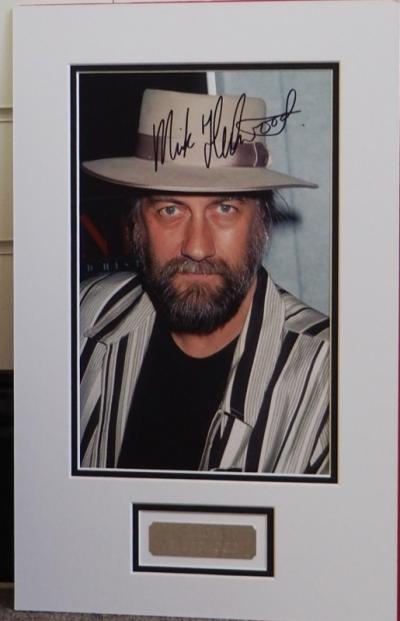 Mick Fleetwood signed photo