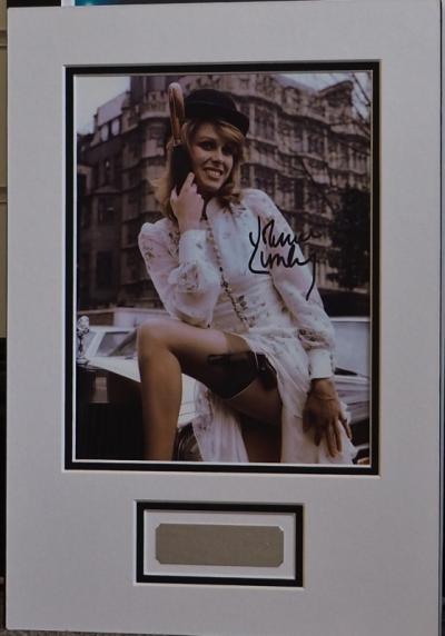 Joanna Lumley signed photograph