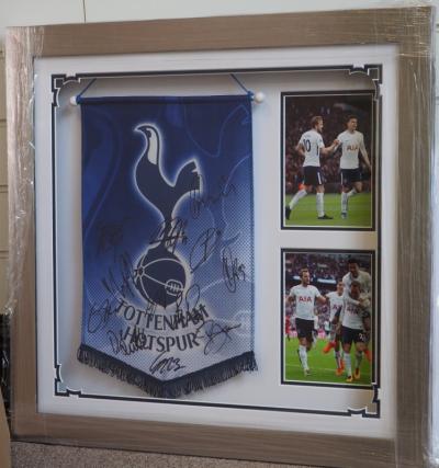 Spurs signed football pennant