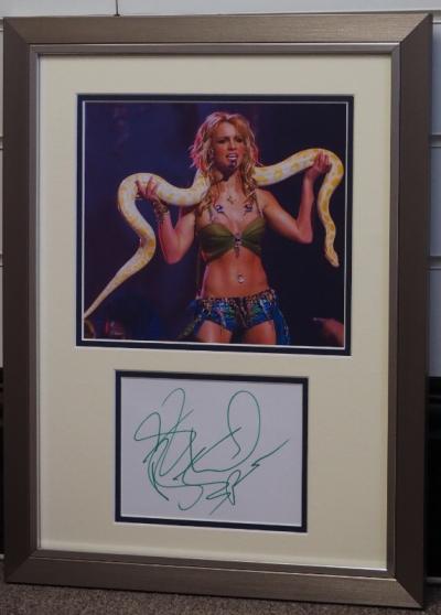 Britney Spears autograph