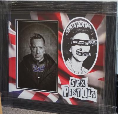 John Lydon Sex Pistols autograph