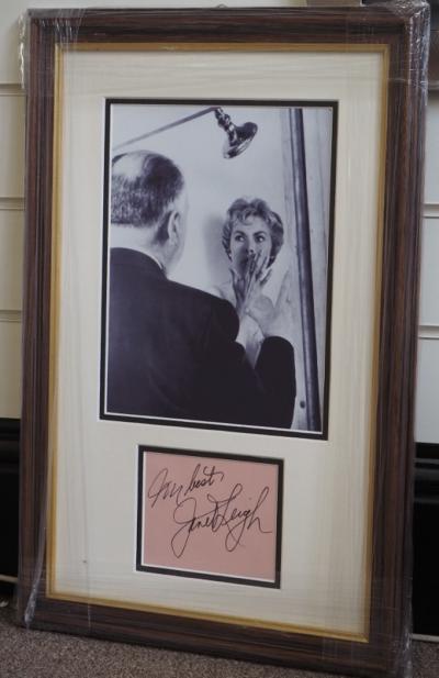 Janet Leigh autograph Psycho