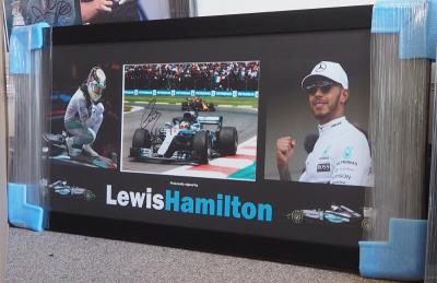 F1 champ Lewis Hamilton