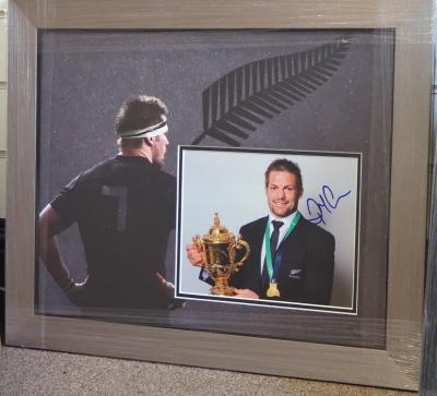 Richie McCaw signed 10 x 8 photo