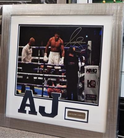 Anthony Joshua signed photo