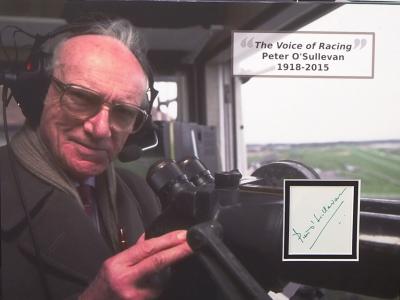 Peter O'Sullevan autograph