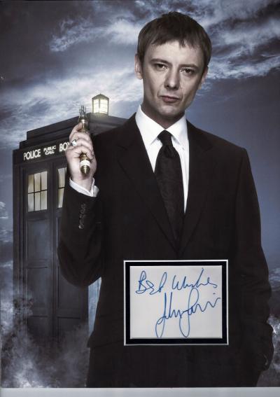 John Simm Dr Who autograph