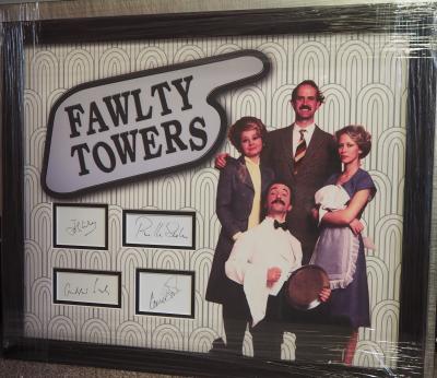 Fawlty Towers cast signed