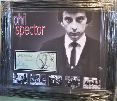 Phil Spector, scarce signature