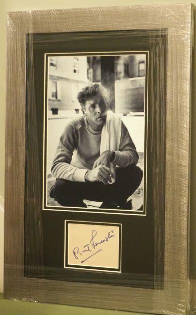 Burt Lancaster autograph