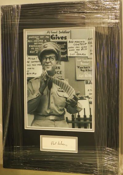 Phil Silvers Sgt Bilko signed