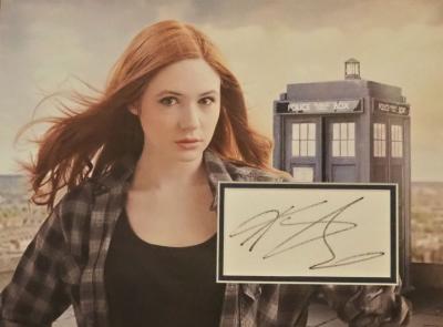 Karen Gillan Dr Who signed