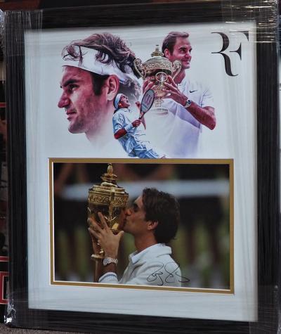 Roger Federer hand signed photo
