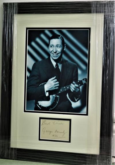 George Formby autograph