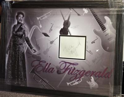 Ella Fitzgerald autograph