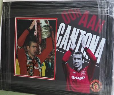 Eric Cantona signed 12 x 8 photo