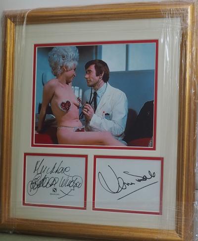 Babs & Jim signed display