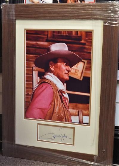 John Wayne autograph