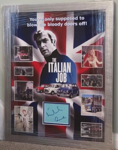 Michael Caine The Italian Job Autograph Loft