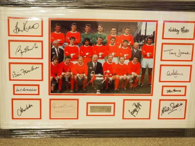 Manchester Utd 1968 line-up