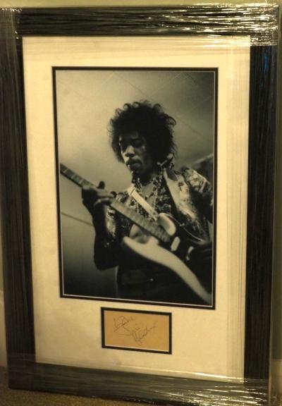 Jimmy Hendrix autograph