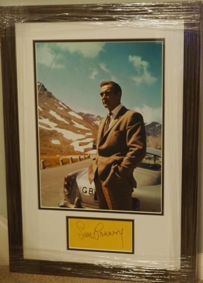 Sean Connery 007 autograph