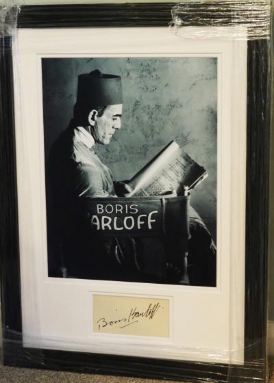 Boris Karloff signature