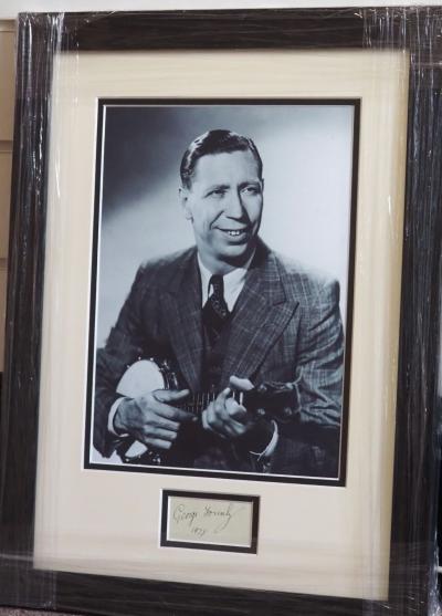 George Formby autograph