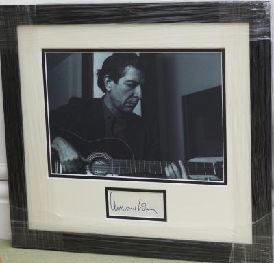 Leonard Cohen signature