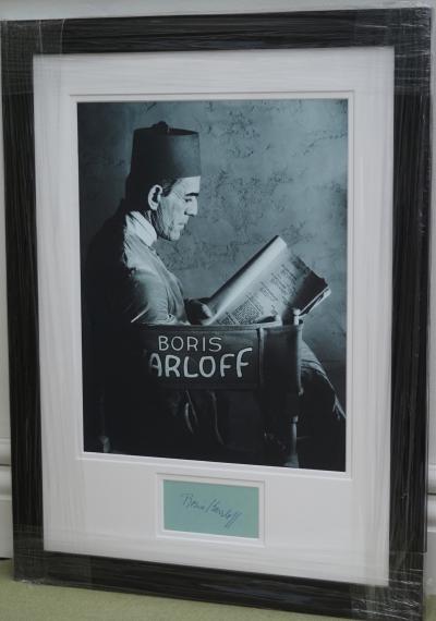 Boris Karloff signature