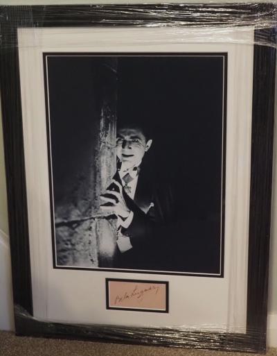 Bela Lugosi signature.